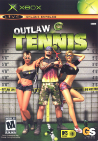 Outlaw Tennis PAL Xbox PAL box art